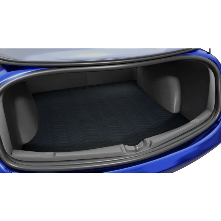 Tesla Model 3 Trunk Mat - Durable Non-Slip Mat for All Weather Car Floor Protection, Heavy-Duty Waterproof, Custom Fit all  weather  mats weather car mat Eco-Friendly All-Weather Tesla Mats car pas